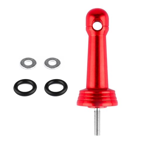 Insertion in/Screw in Reel Stand Fishing Wheel Balance Rod Aluminum Fishing Reel Balancers with Rubber Rings