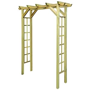 vidaXL Rozenboog Pergola Tuin Tuinboog Boog Pergola Rozen Geïmpregneerd Hout