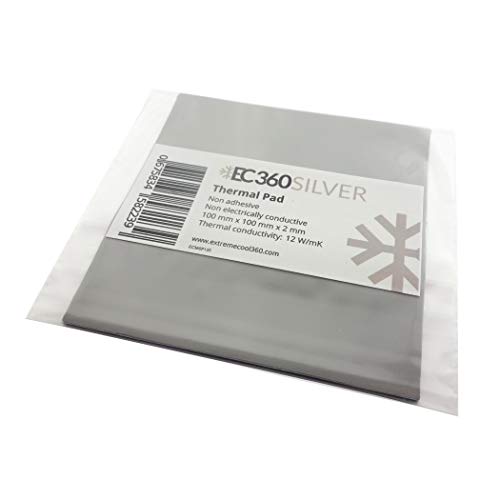 Pad thermique 12W/MK argenté pour un PC silencieux pendant vos sessions de jeu intenses