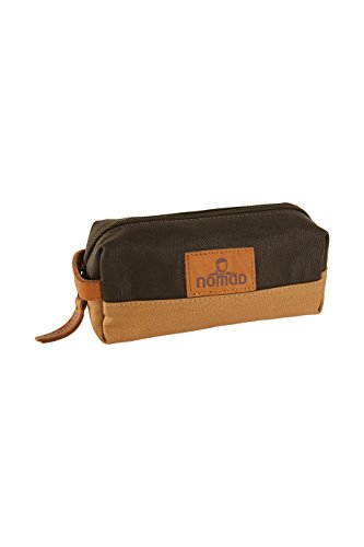 Nomad Pencil Pouch - Estuche, 26 cm, Arena cálida y Verde Oliva. (Multicolor) - BUPENPN1B-B00-349