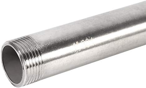 Threaded Pipe Fittings - Extension Threaded Pipe Connectors Fitting Stainless Steel Adapter(3/4")