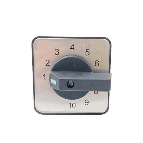 Interruptor de leva LW26-20/6 de 6 polos y 10 posiciones para panel 5