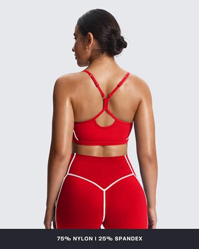 Image of Aoxjox Women's Workout Sports Bras Fitness Training Gym Lexi Lined Bra Yoga Crop Tank