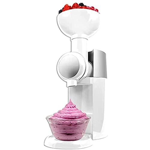 KUYT Eismaschine mit Kompressor Softeismaschine, Tragbar Automatische Speiseeisbereiter Frozen Yogurt Maschine…