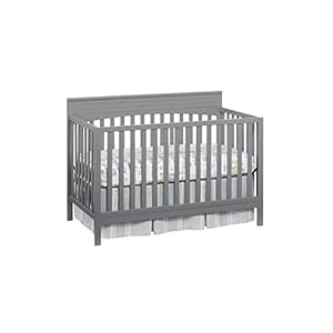 Oxford Baby Harper 4-in-1 Convertible Crib, Dove Gray, GreenGuard Gold Certified