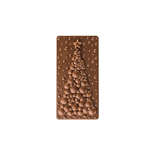 Moule tablette de chocolat Bubble Tree Paons design haute précision