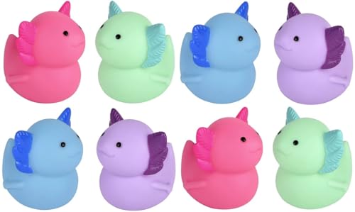 HAPPY DEALS Axolotl Rubber Ducks | 12 Pack | 2 Inch Axolotl Theme Duckies
