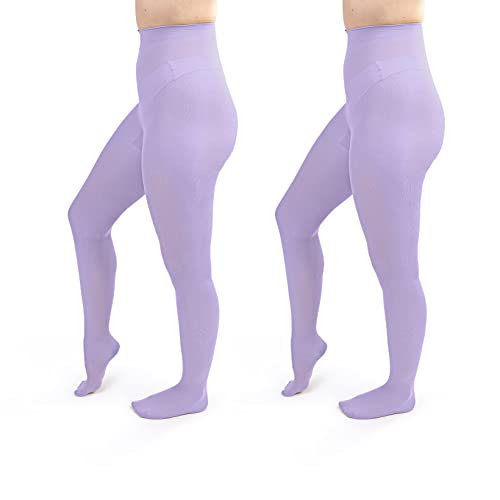 Image of Silky Toes Women's 60D Soft Opaque Tights 1-2 Pairs -Black White And Colored Stockings for Women