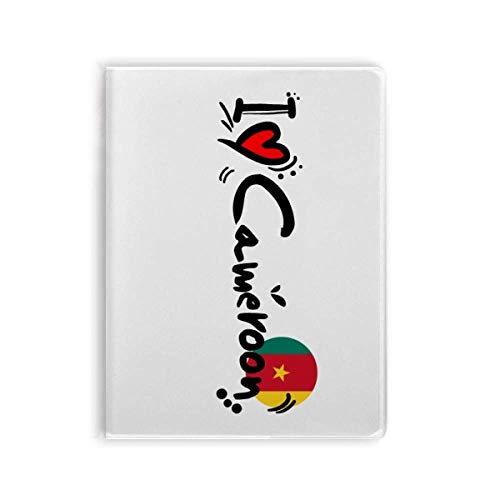 Carnet Cameroun souvenir original couverture souple motif cœur