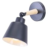 【Montaje sencillo】: esta lámpara de pared tiene una estructura sencilla y es fácil de instalar sin operaciones complicadas. Los accesorios necesarios para instalar la lámpara de pared están incluidos en el paquete. (No conecte a la fuente de alimentación hasta que el ensamblaje esté completo).