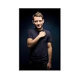 Unique Art Dignified Actor Elijah Wood Indoor Portrait 