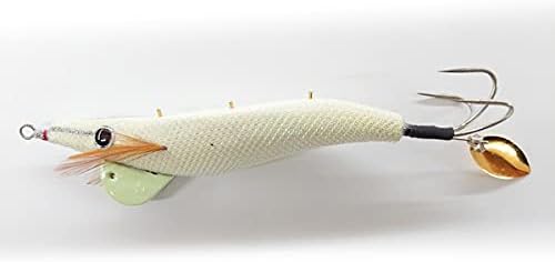 Amazon オクトパニック 餌乗せタコエギ 3 5号 07 ぐるぐるホワイト ブルーマーレ タコエギ ブルーマーレ テンヤ