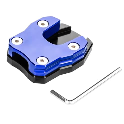 Élargisseur Béquille PCX 125 150 160 Plaque en Aluminium CNC Haute Précision Bleu