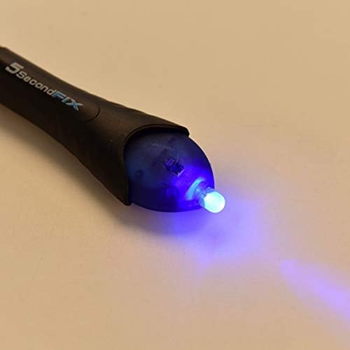 Chilits 2 Pcs 5 Second Quick Fix Liquid Glue Pen UV Light Repair Curing Glass Welding LCD Touch Metal Tool Plastic Bonding Self-Adhesive Filler for Office