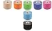 Produktbild Tapefactory24 7 Rollen Kinesiologie Tape BLAU, PINK, BEIGE, SCHWARZ, Marine, GRÜN, ORANGE