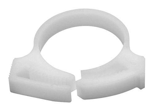 Hellermanntyton Snapper Hose Clamp, Polyacetal, White, 25.32Mm, Pk100 - SNP1910C2