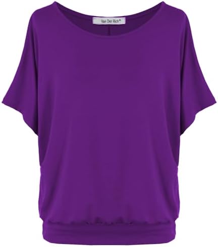 Van Der Rich ® - Oversize T-Shirt mit Fledermausärme - Damen