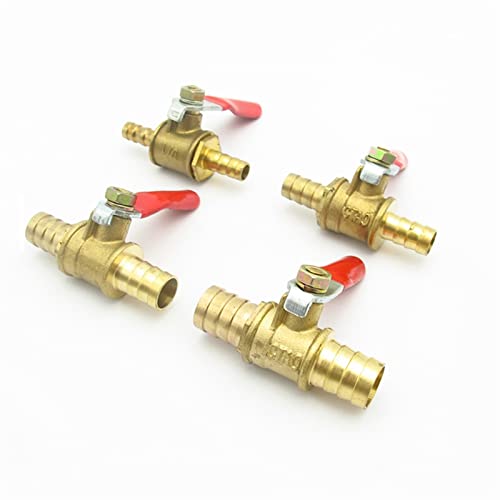 Adaptateur tuyau pneumatique laiton 10mm robinet bille connecteur deux voies