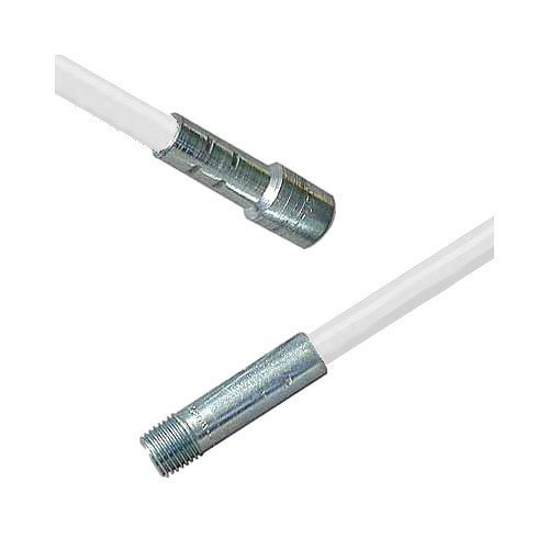 Schafer 48โ Nylon Rod for Chimney Sweep Kit | Flexible Tool for Stove Pipe and Vent Cleaning | Compatible with 1/4" NPT Brush Thread | Pellet Stove and Fireplace Flue Maintenance Accessory (1 Rod)