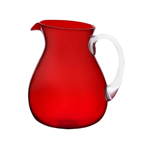 Caraffa Brocca da Acqua Vino Infrangibile Plastica Dura Colore Rosso Pitcher Memento Synth Zani