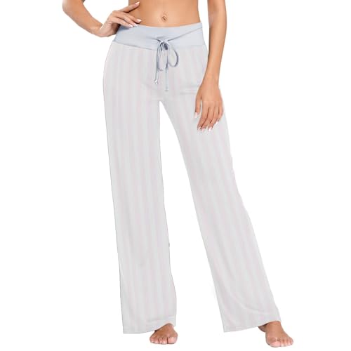 Pantalon de pyjama doux femme cocooning automne intérieur ajusté XS