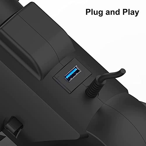 Doyo B09MRY1PF2_CA NARF Steering Wheel For Xbox 360，Pc Gaming Racing Wheel，Volante Para Pc thumb #4