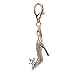 Produktbild JOOFFF High Heel Form Keychain Anhänger Schlüsselanhänger mit Strass für Handtasche Auto
