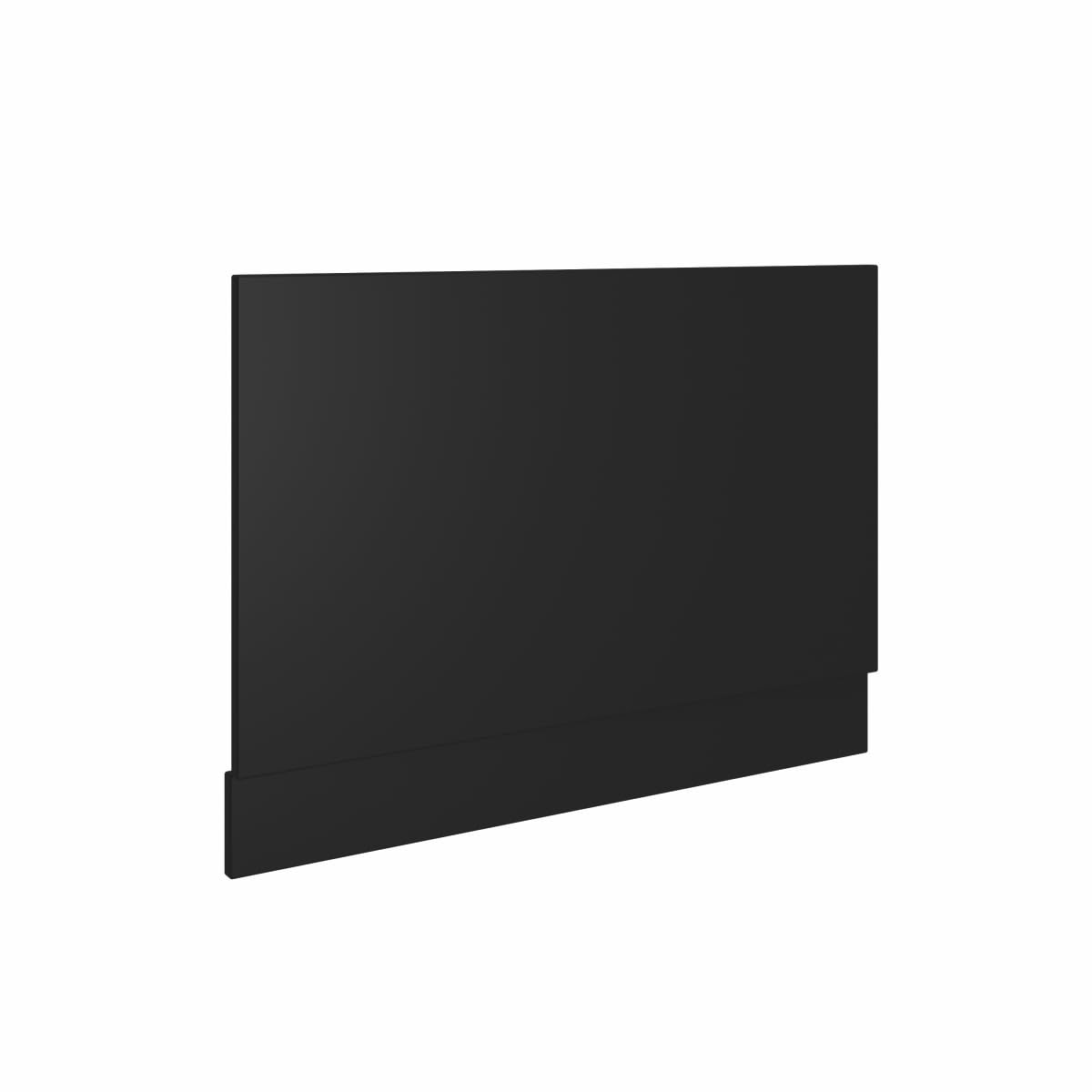 NRG 800mm Black Moisture Resistant MDF End Bath Panel