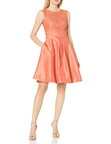 Taylor Women's Solid Stretch Shantung with Bow