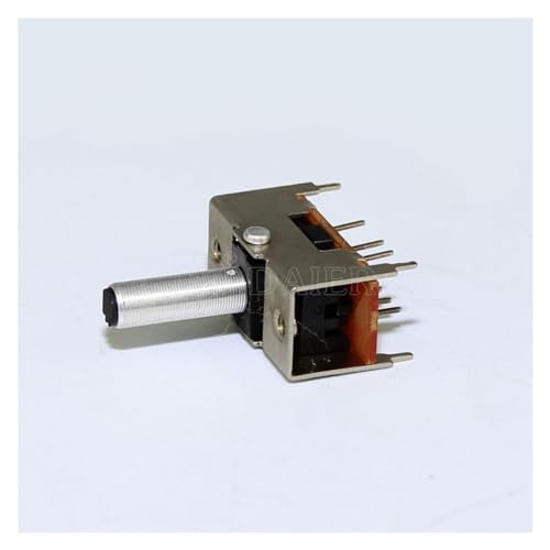Interrupteur coulissant bipolaire 2P3T ON/ON/ON 50mA pour modélisme et audio
