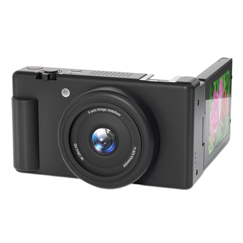 Appareil photo numérique 5K compact avec zoom 18x et écran selfie