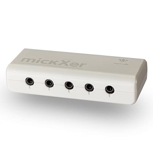 Mélangeur passif 5 voies audio myVolts mickXer gris avec réduction de bruit