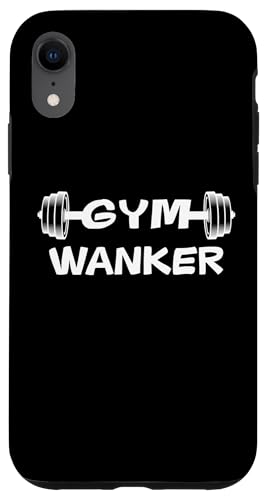 Gym Wanker Certified Personal Trainer Funny Fitness Workout �X�}�z�P�[�X iPhone XR �p