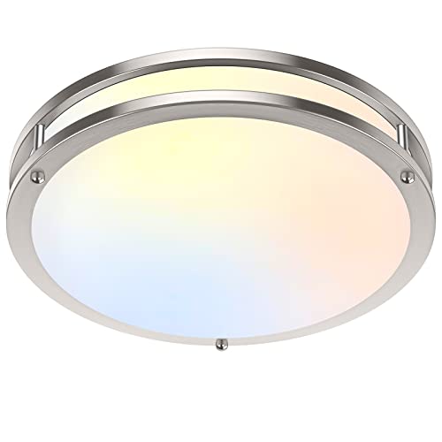 36W LED Flush Mount Ceiling Light Fixture, 13inch LED Ceiling