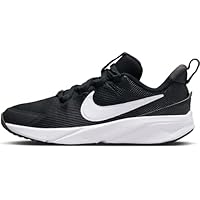 NIKE Boys Star Runner 4 Nn (Ps) Sneaker, Black White Anthracite, 1 UK
