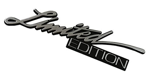 Image of 2pcs Limited Edition Decal Sticker Trunk Emblem 3D Badge Nameplate Logo Replacement for F150 F250 F350 Chevy Silverado 1500 2500 C10 C15 (Chrome)