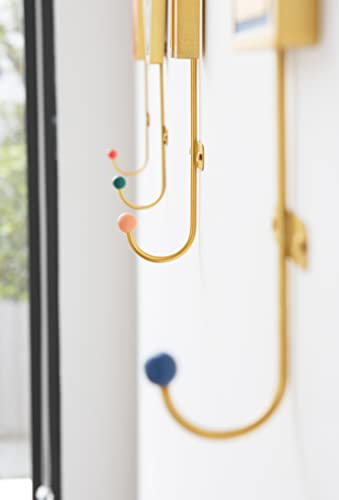 Collective Home - Monogram Wall Hooks, Wall Mounted Hooks For Hanging, Wood Letters For Wall Decor, Home-Bedroom-Living Room Gold Decor, Decorative Wall Hangers For Coat, Scarf, Bag(B) #TOP2