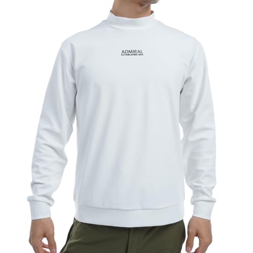 Admiral GOLF(アドミラル ゴルフ) ミニワッフル ロングスリーブ モックネックシャツ ADMA462