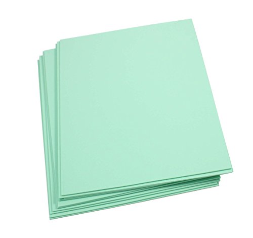 Craft Foam -9 Inch x 12 Inch Sheets-Mint-10 Pack- 2mm Thick