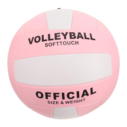 BESPORTBLE 5 Voleibol De Tamaño Oficial Pelota Suave para Deportes De Interior Jugar Voleibol Aire Libre Equipo De Juego De Playa Pelota Interior Suave Voleibol De Entrenamiento Suave PU