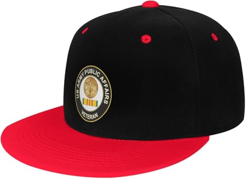 CHIxiNQianda US Army Public Affairs Vietnam Veteran Baseball Cap Unisex Flat Brim Hip Hop Hat