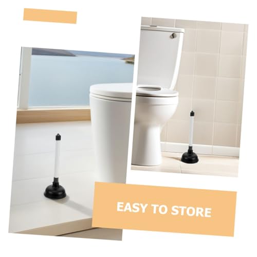 PLAFOPE 4 Sztuki Częściowy Ręcznych Przepychaczy Do Toalety Gumowy z Ergonomicznym Uchwytem i Mocnym Ssaniem Do Udrażniania Wc Zlewów i Wanien Trwały i Łatwy Przechowywaniu