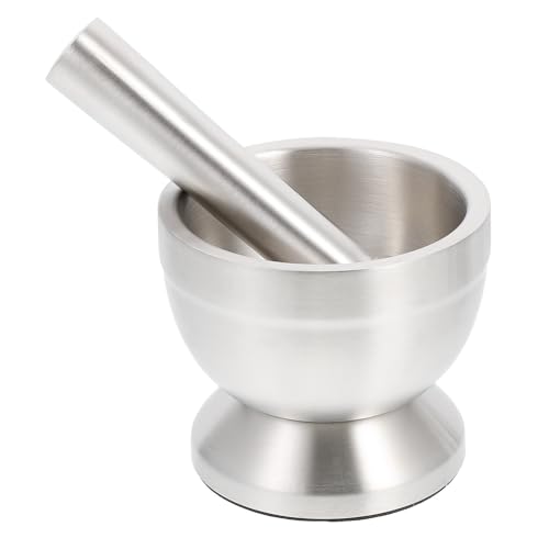 Machacador de ajo de acero inoxidable grande Ciieeo con diseño ergonómico para cocina