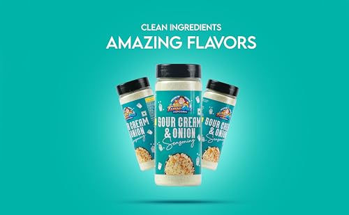 Image of Time Out Popcorn Sour Cream n Onion Seasoning, Multi-Purpose Powder, Popcorn and Snacks Flavoring,Pack of 2, 100g Each