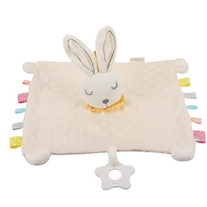 RORPOIR Schnuffeltuch Hase mit Beißring