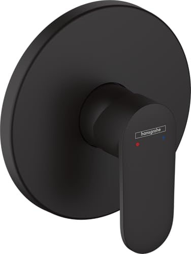 hansgrohe Duscharmatur Vernis Blend, Unterputz Brausebatterie für 1 Funktion, Mattschwarz – Ansicht 1