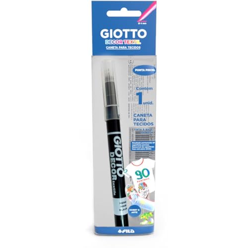 GIOTTO Decor Textile Caneta Para Tecido Preto Flowpack