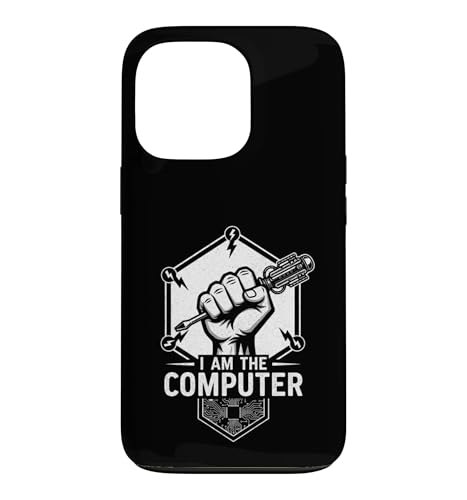 AM THE COMPUTER Tech ���J�j�b�N�h���C�o�[ �� �K�C �X�}�z�P�[�X iPhone 13 Pro �p