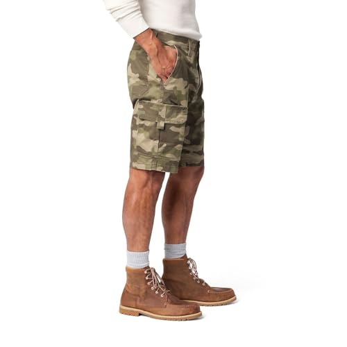 Levi Strauss Signature Gold Men's Ultimate Cargo Shorts (Available in Big & Tall), (New) Olive Earth Camo, 38 - Image 2