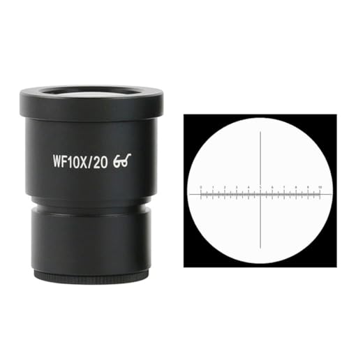 ラボ用顕微鏡アクセサリー 1 個ルーリングカーブ WF10X/20 WF10X/22 WF15X/15 WF20X/10 接眼レンズ実体顕微鏡用(WF10X-20)
